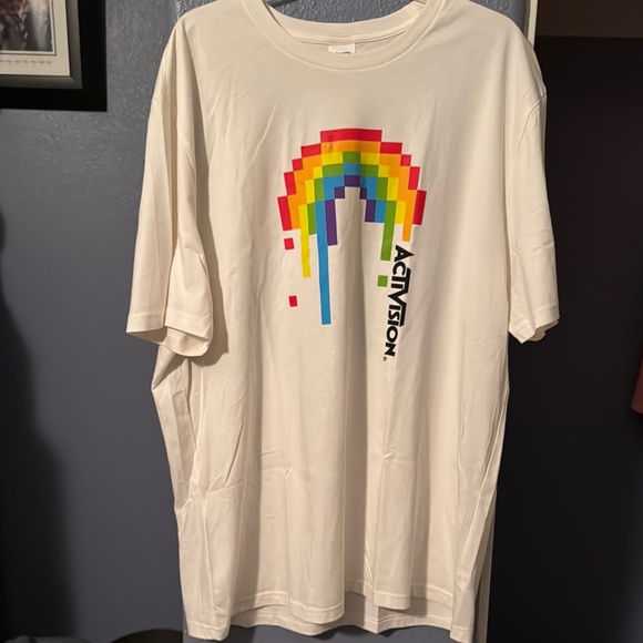 Activision Rainbow Graphic T-Shirt - Picture 1 of 3